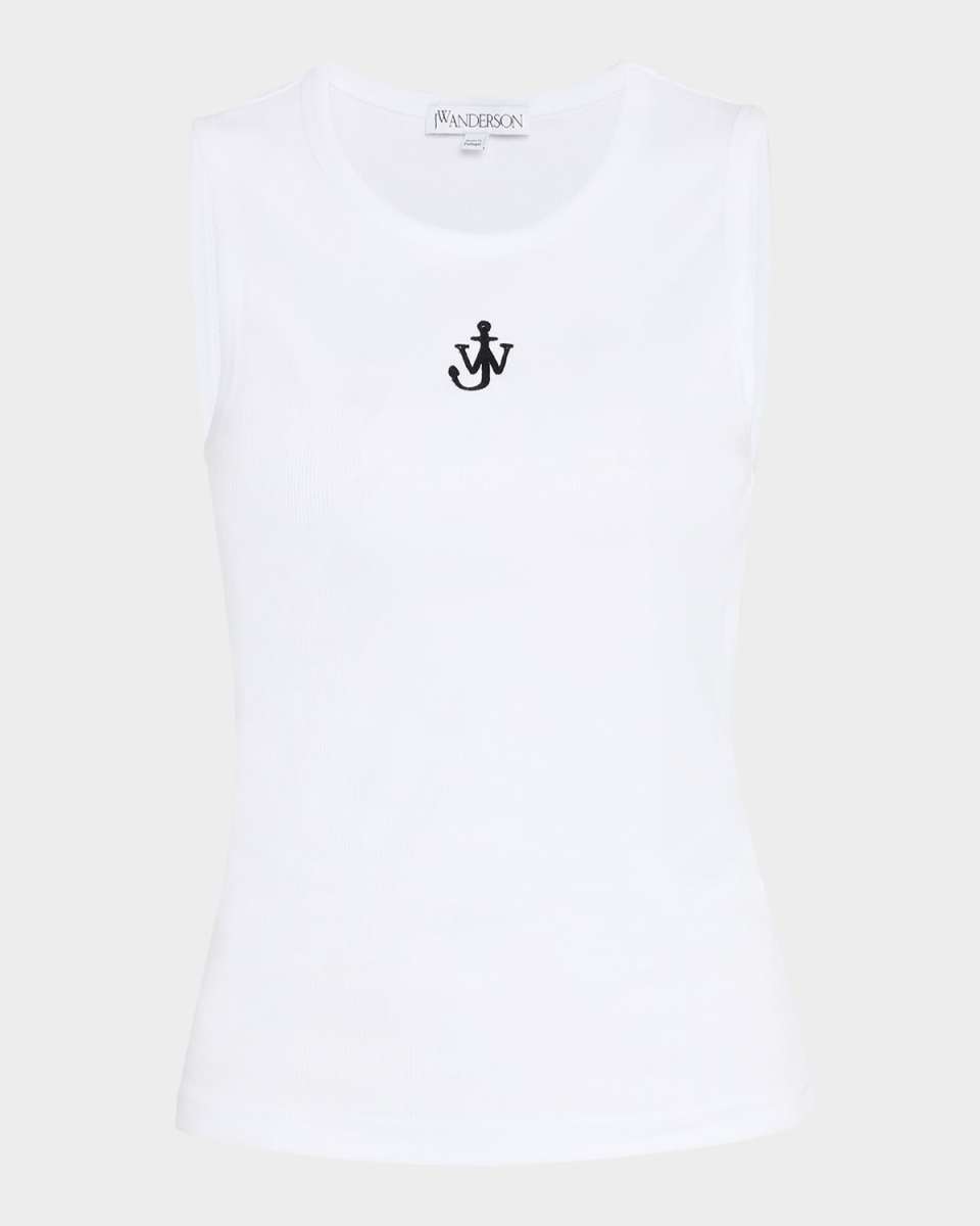 Anchor Embroidered Tank Top